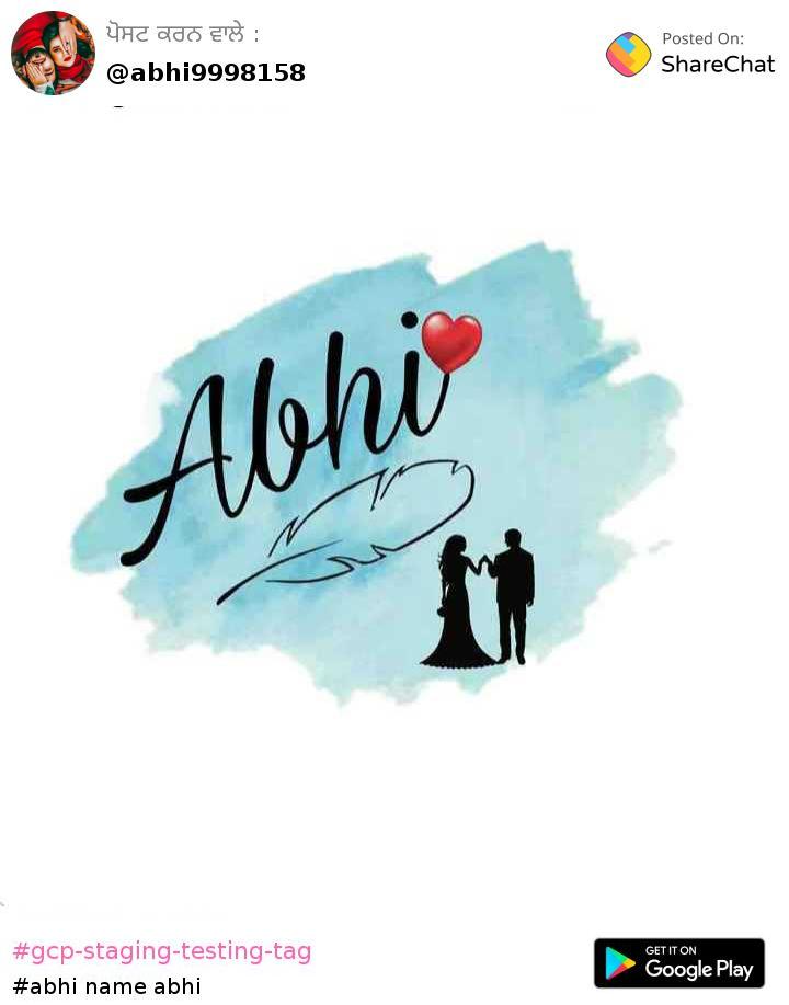 abhi name abhi • ShareChat Photos and Videos