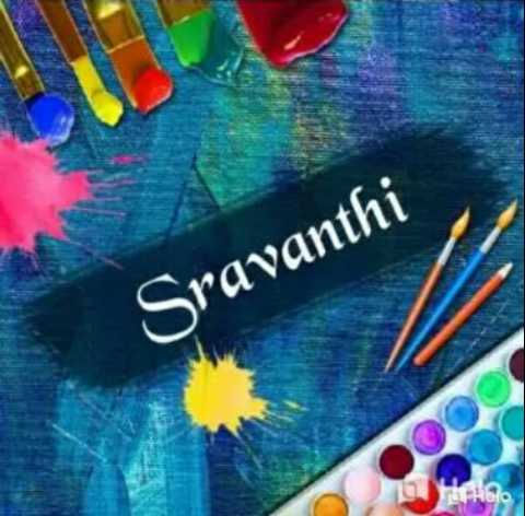 Preview of Black Background 3D name for sravanthi