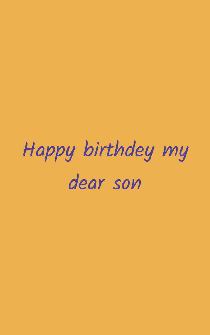 happy birthday my son • ShareChat Photos and Videos