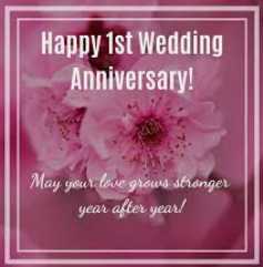 1st wedding anniversary wishes deals for sister and jiju