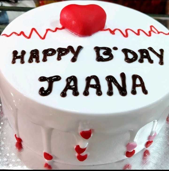 ❤️ Ice Heart Birthday Cake For My Life My Jaan