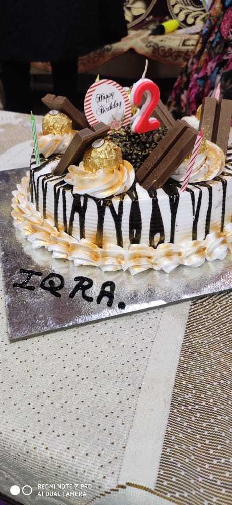 Naab Cakes - Happy Birthday Iqra Jan 🎂🦄🎈 | Facebook