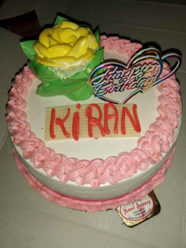 I have written kiran Name on Cakes and Wishes on this birthday wish and it  is amazing friends, … | Birthday cake with photo, Happy birthday cake  pictures, Cake name