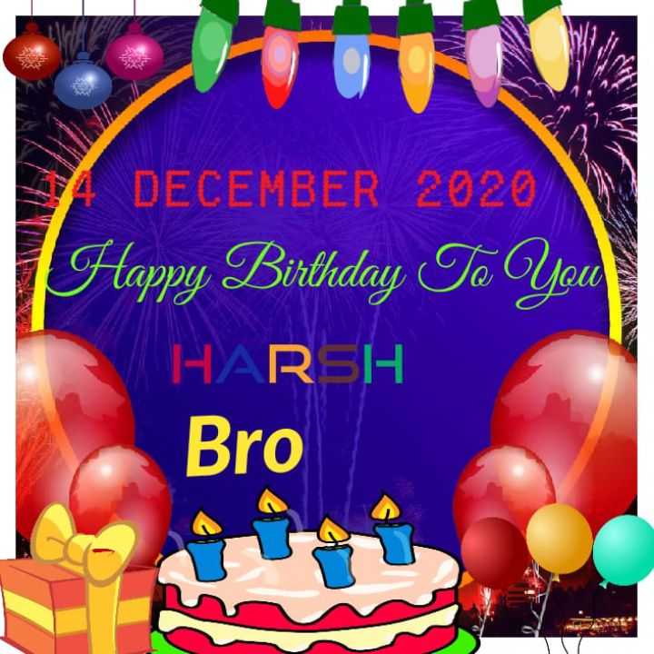 100+ HD Happy Birthday Harsh Cake Images And shayari