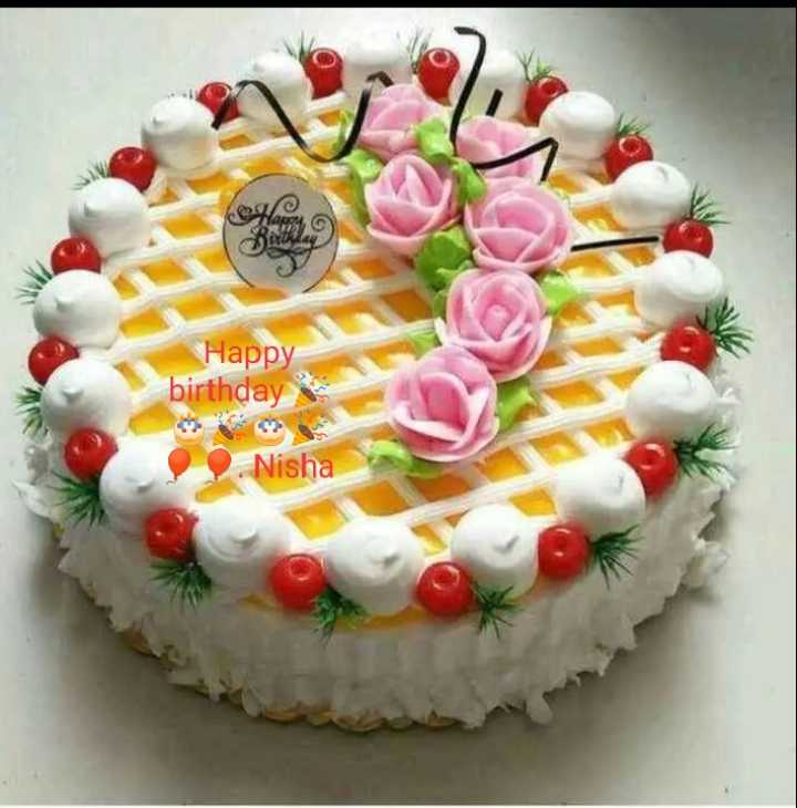 Nisha - Animated Happy Birthday Cake GIF Image for WhatsApp — Download on  Funimada.com