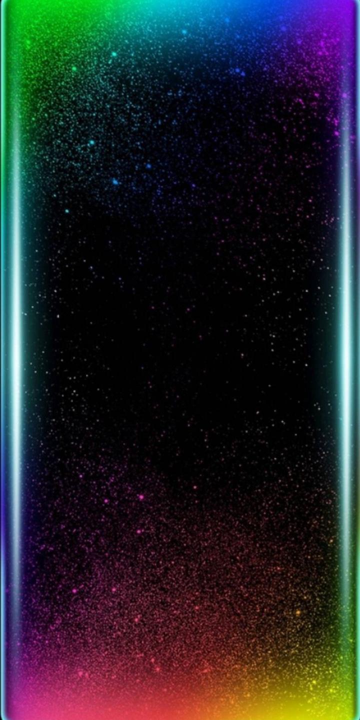 Download Half-border Neon Aesthetic Iphone Wallpaper | Wallpapers.com
