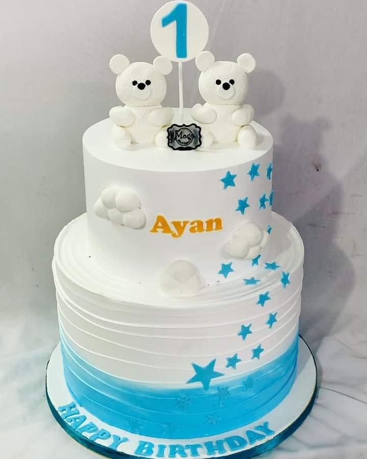 New Design】Acrylic Happy Birthday Bunda Happy Birthday Ayan Happy Birthday  Ibu Cake Topper Cake Decoration For Indonesian