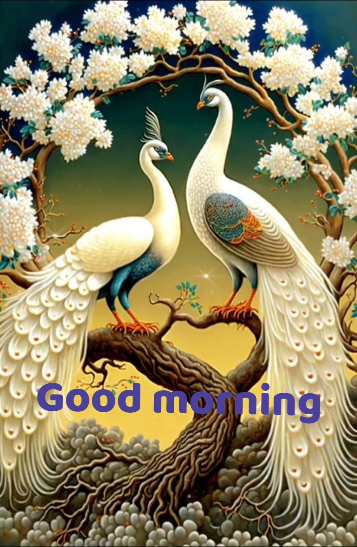30 Good morning Peacock Images  Wishes  Good Morning Wishes