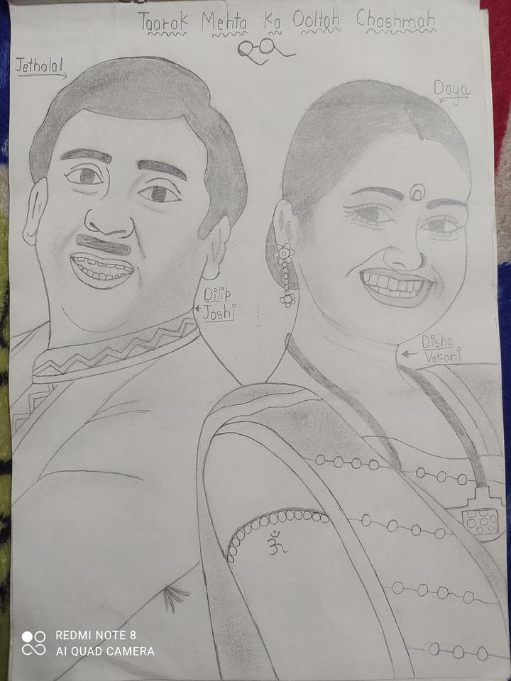 Sumit Sarkar on Twitter In frame dilipjoshie jethalal from TMKOC  finalwork charcoaldrawing Do give ur valuable comments Feel free to  retweet httpstcol4S9jKlBrc  X