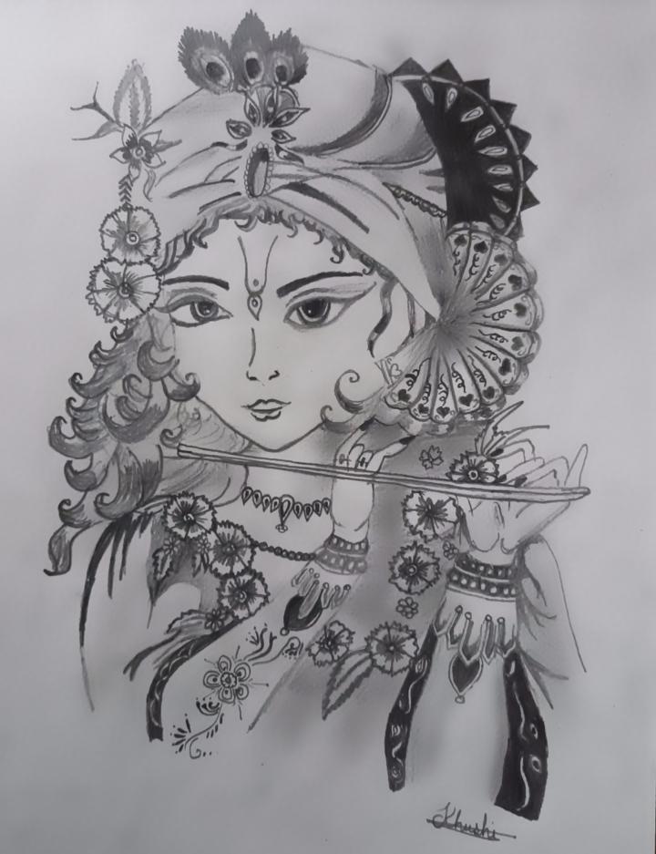 75% OFF on Stybuzz Radha Krishna Modern Grey Frameless Canvas Art(22 inch X  18 inch) on Flipkart | PaisaWapas.com