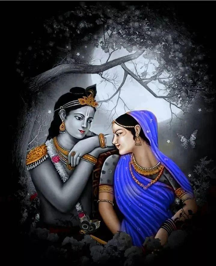 Image of Hindu Lord Radha Krishna Texture Wallpaper  Background-EO357697-Picxy