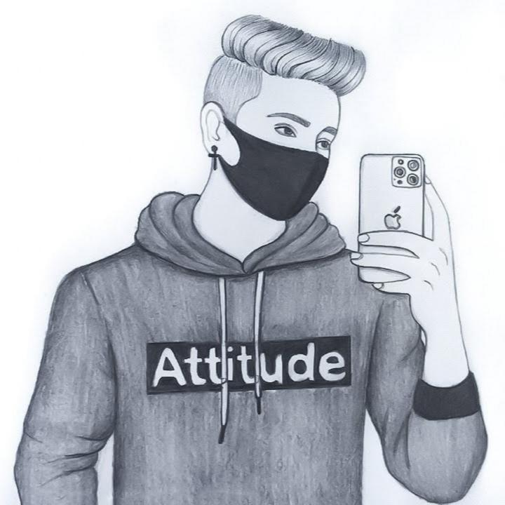 How Draw a Boy with attitude step by step  Boy with glasses Pencil Sketch   Boy Drawing Easy  YouTube