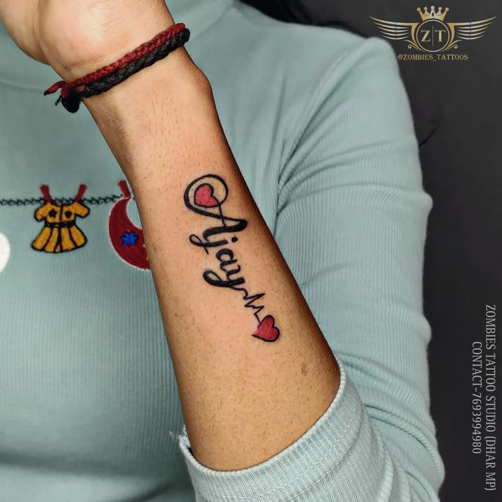 latest name tattoo for girls in 2021  Aarti name tattoo design by Tattoo  queen   YouTube