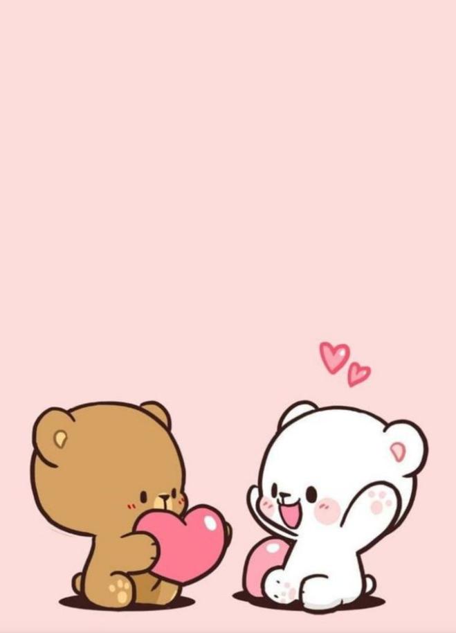 milk and mocha  Cute emoji wallpaper Cute bear drawings Cute couple  wallpaper