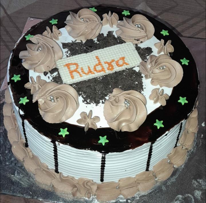 Andy's Cakes & more. - An Eggless Chocolate mousse cake with Shiva and Rudra  cartoon theme celebrating 5th birthday. Happy client happy me. | Facebook