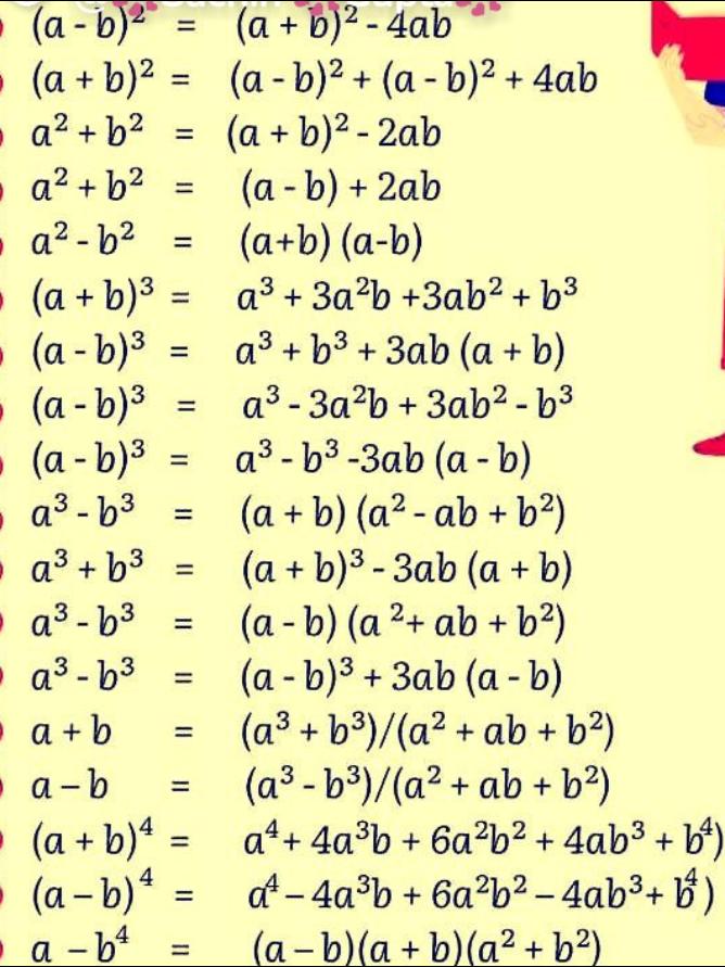 maths formula algebra Images • Glows Classes (@glows7734) on ShareChat