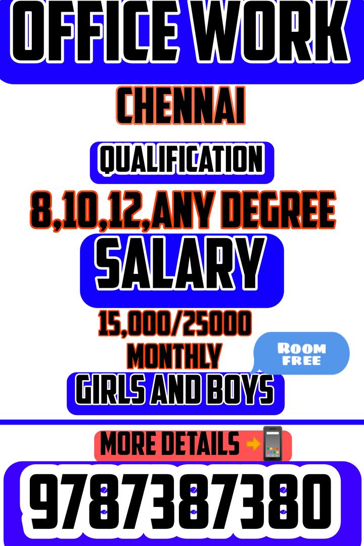 job vacancy in Chennai Images Skfans singlepaiyaiyan on ShareChat