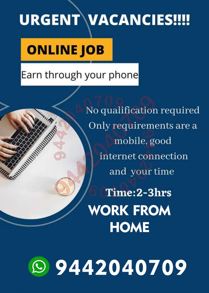 Online jobs from home 2024 without investment