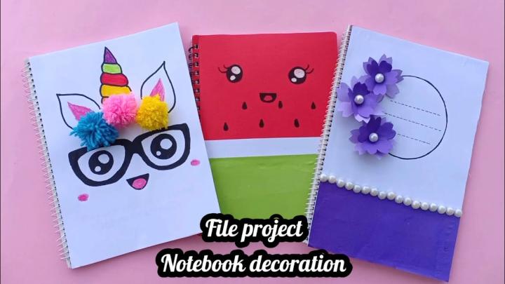 PROJECT FILES | PROJECT FILE DECORATION IDEAS - YouTube | Card design  handmade, File decoration ideas, Book cover diy