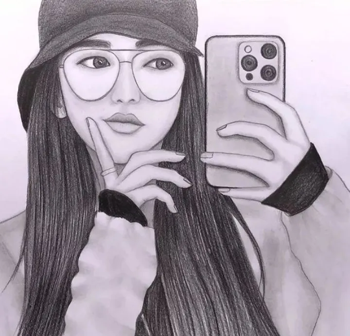 Girl drawing Images • shuhaiba banu (@nasisi) on ShareChat