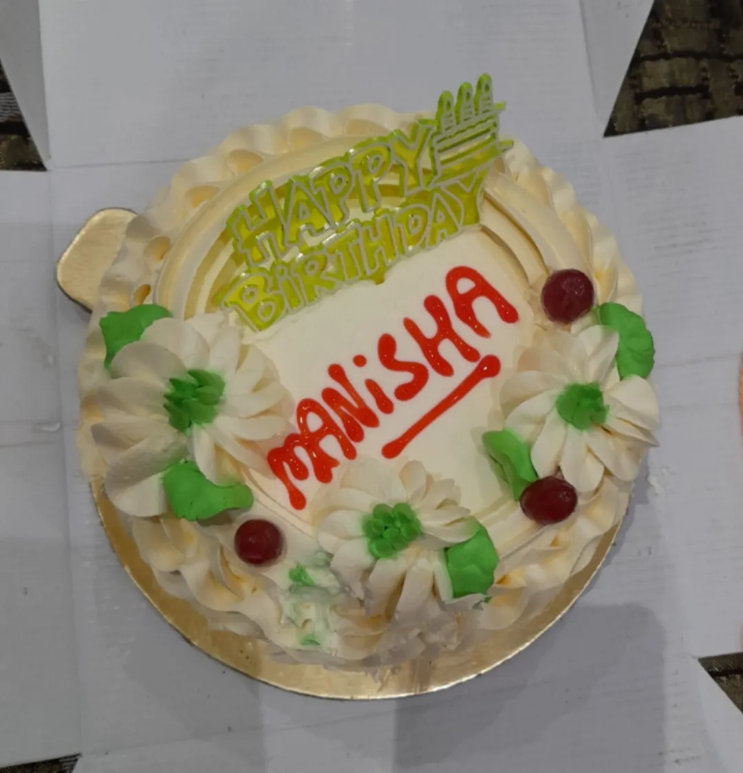 Anisha Happy Birthday Cakes Pics Gallery