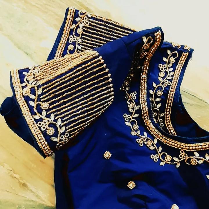 Learn to Use Unique Embellishments in Saree Blouse Making