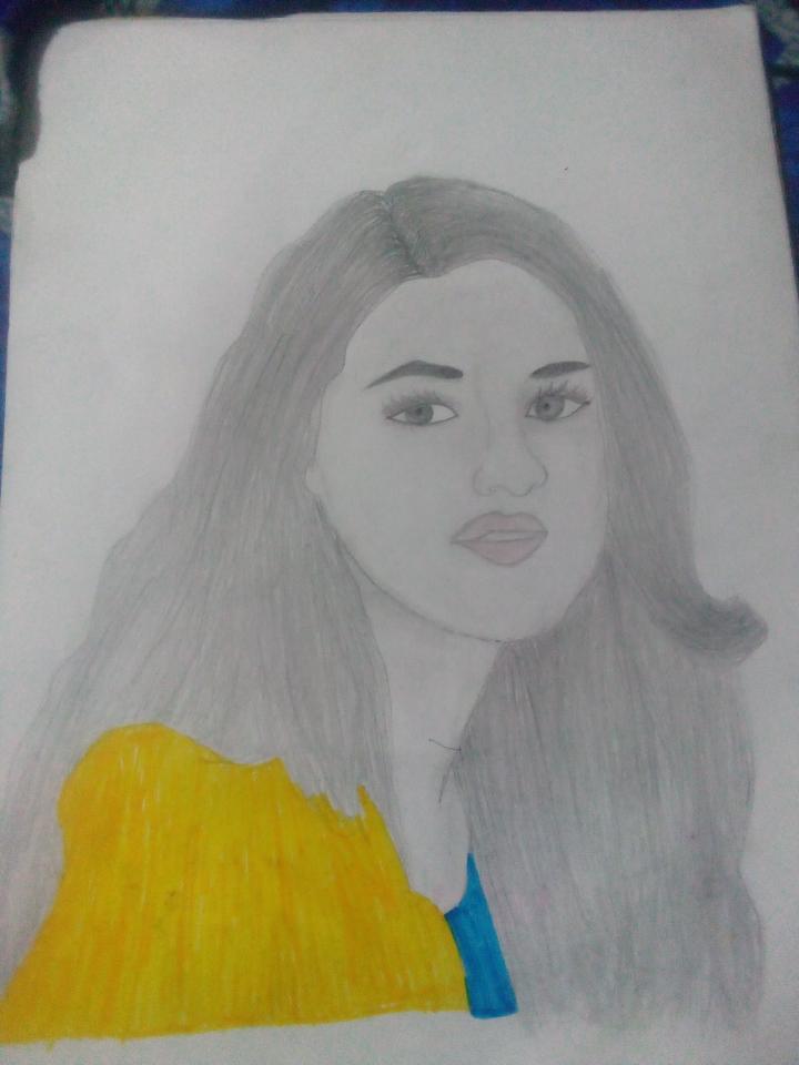 girls drawing sketches Images • Tanay (@thote) on ShareChat