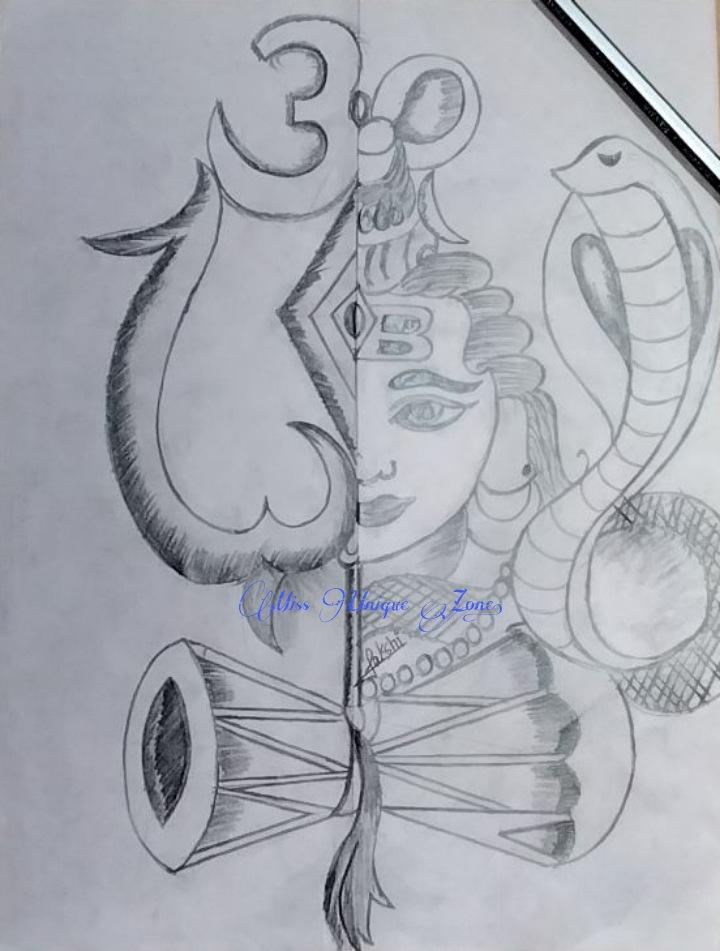Shiva drawing HD wallpapers  Pxfuel