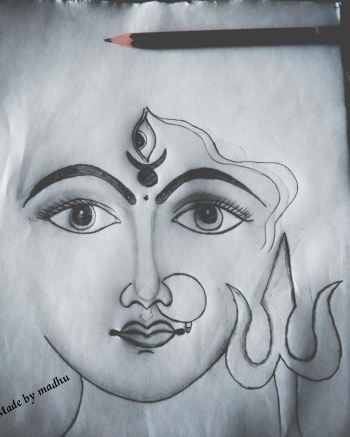How To Draw Saraswati Mata || Basant Panchami Drawing || Step By Step || Pencil  Drawing Easy - YouTube | Easy drawings, Pencil drawings easy, Pencil  drawings