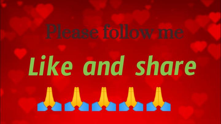 Like & Follow my page