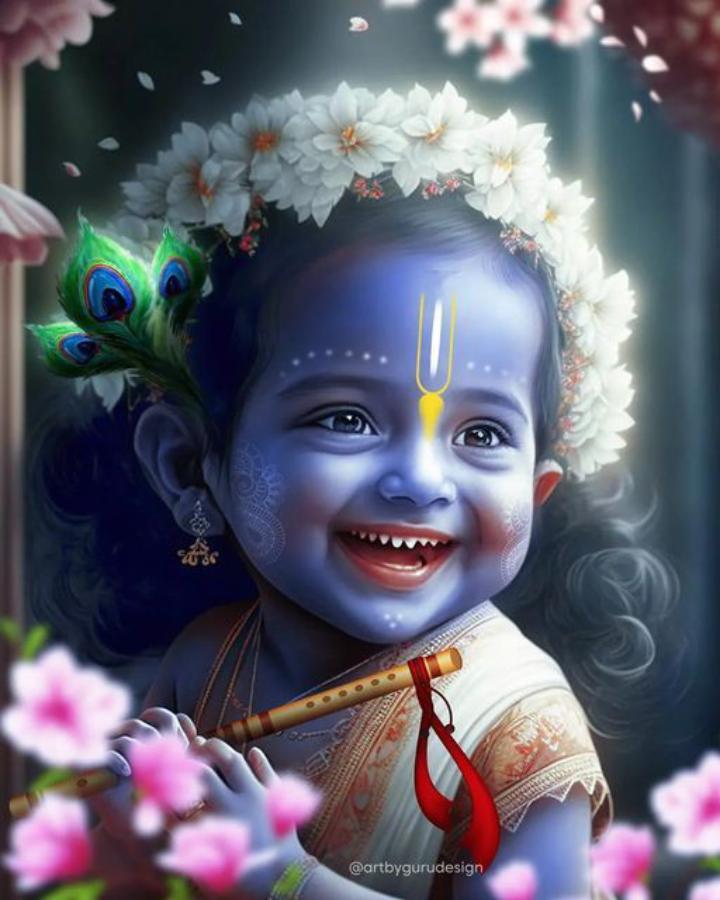 Cute Cute Bal Krishna Kanhayia Janmashtami HD Wallpaper #02931 |  wallpaperspick.com