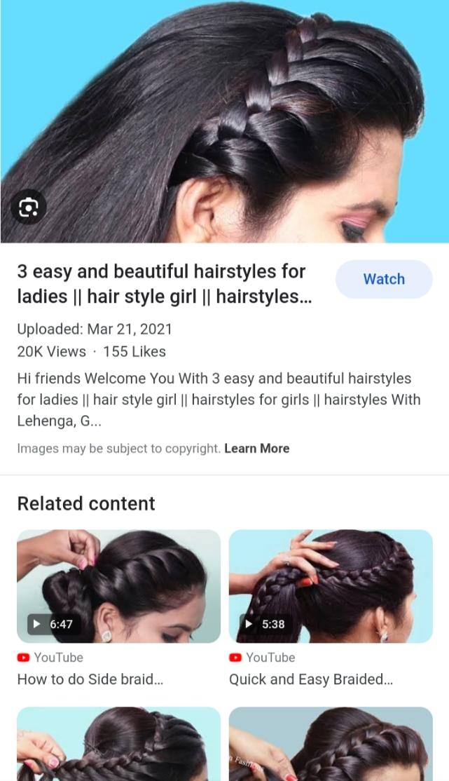 3 easy and beautiful hairstyles for ladies, hair style girl, hairstyles  for girls