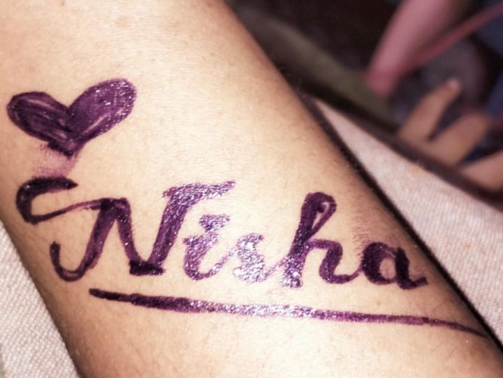 nisha name tattooTikTok Search