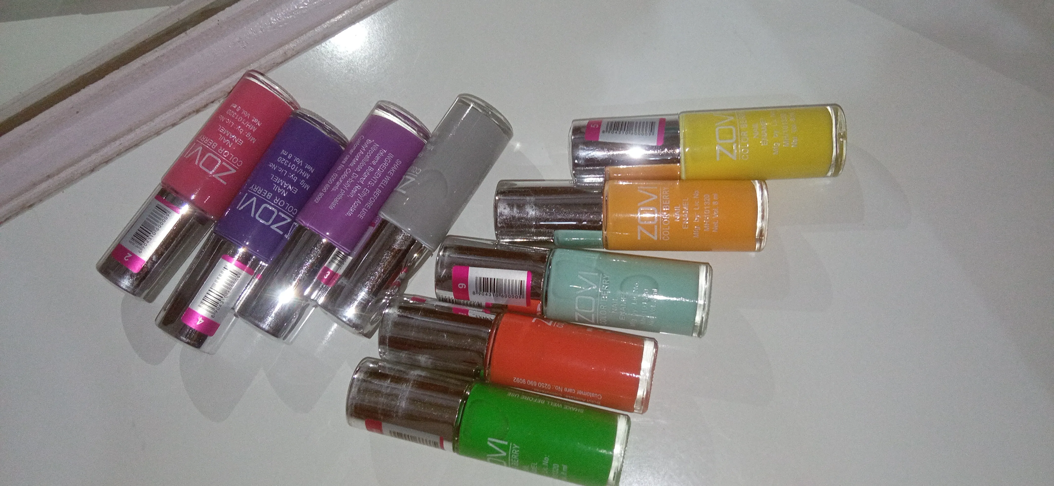 ZOVI. Branded Ice mate nail paints