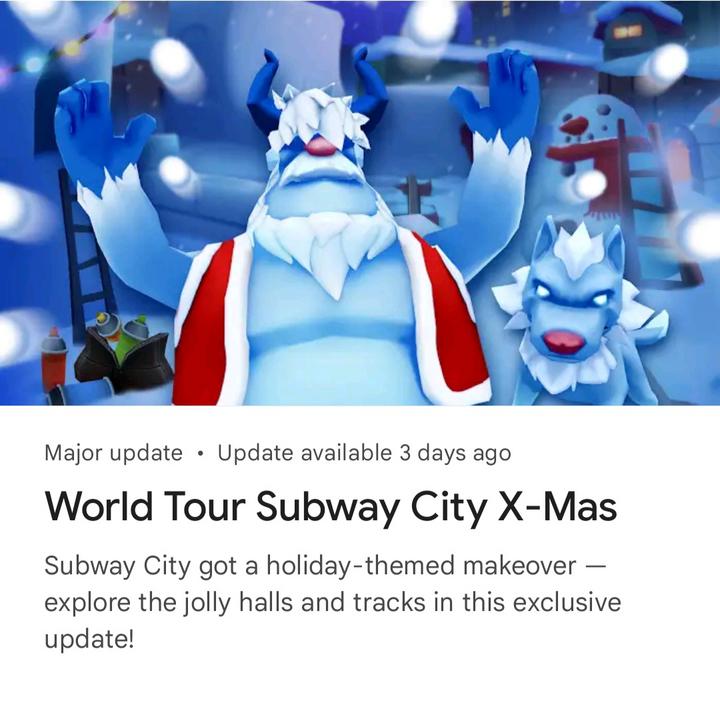 Subway Surfers World Tour 2022 - Subway City X-Mas 