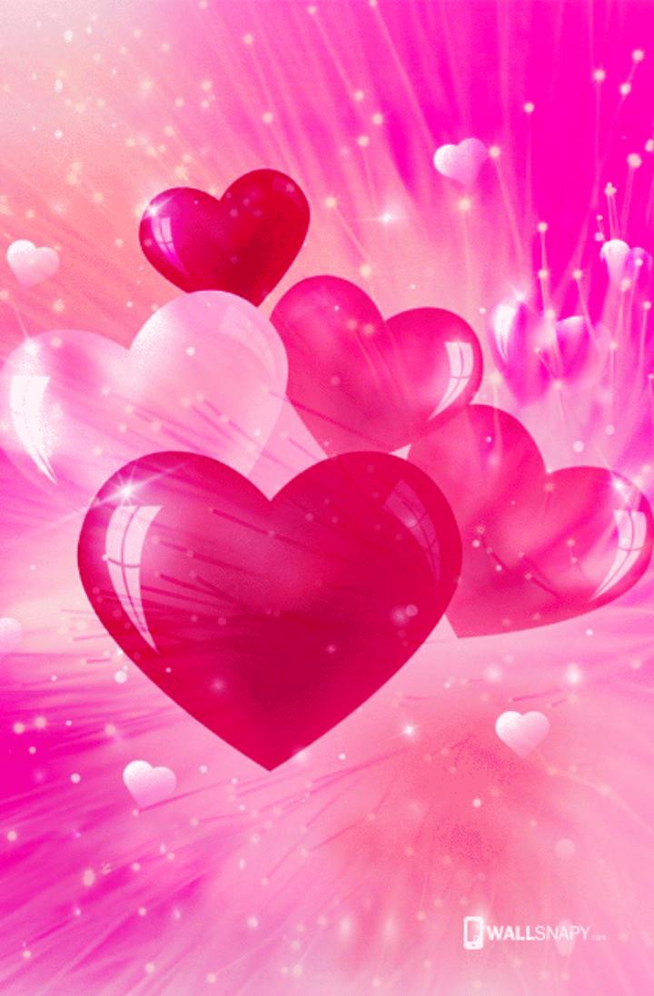 pink heart wallpaper Images  ÏzƒƒÏAしAǸu angelanucutee  on ShareChat