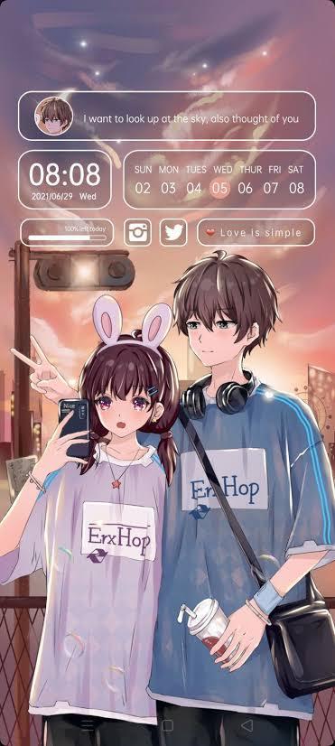 Anime Boy And Girl Love Wallpapers  Wallpaper Cave