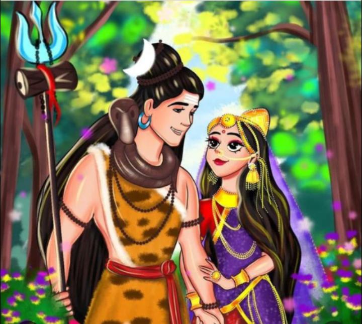shiv parvati wallpaper • ShareChat Photos and Videos