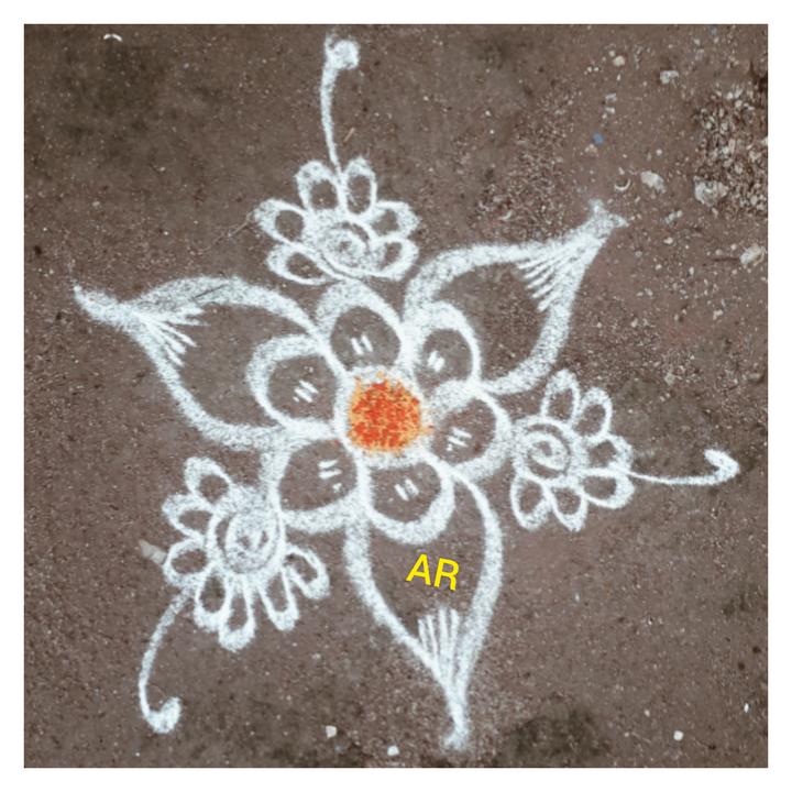 Easy Rangoli For Daily Images • 🙏Mylife 🌹⚛🙏 (@ar_info_10) on ShareChat