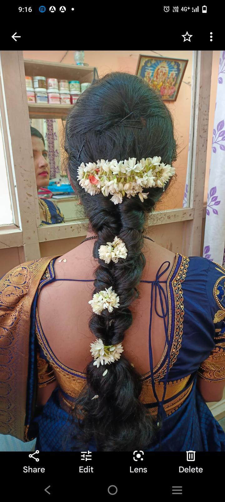mangalore bridal hairstyle • ShareChat Photos and Videos