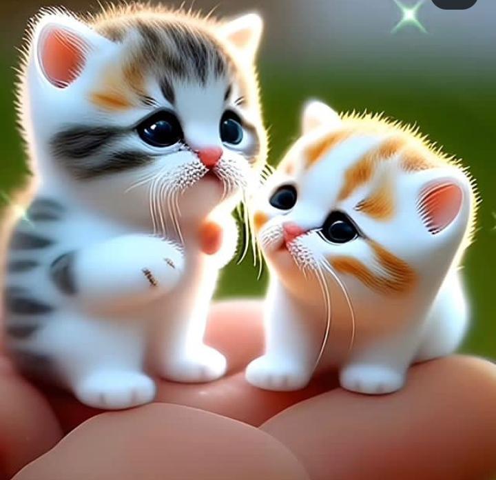cute cat love Images • puja Thakur (@2068957267) on ShareChat