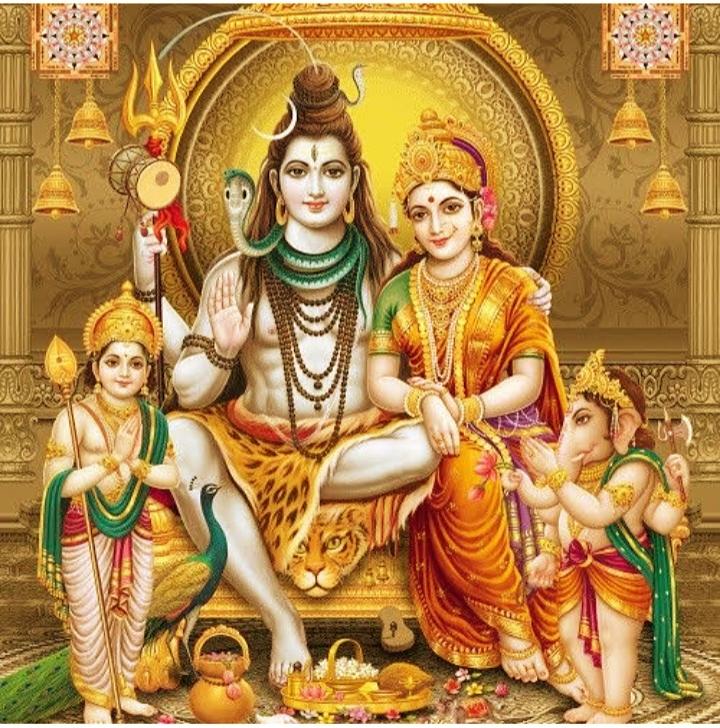 fcity.in - Shiva Parvati With Ganesh And Kartikeya Jishiv Parivar Photo  Frame