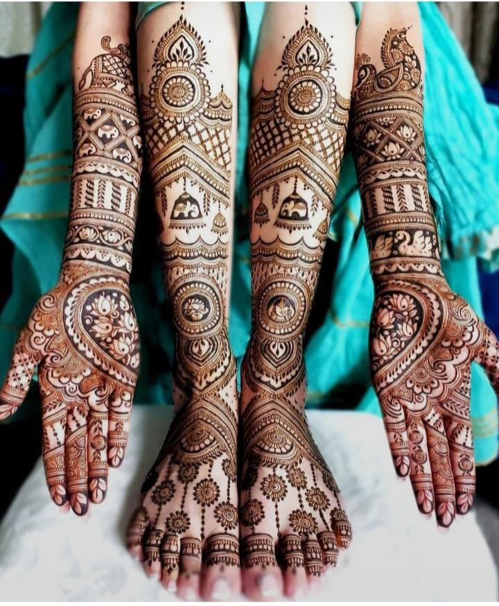 Latest Wedding Mehndi Designs 2019 For Brides: Simple Bridal Mehandi  Patterns & Full Hands Henna Designs That Every Dulhan Would Love (View  Images & Videos) | 🛍️ LatestLY