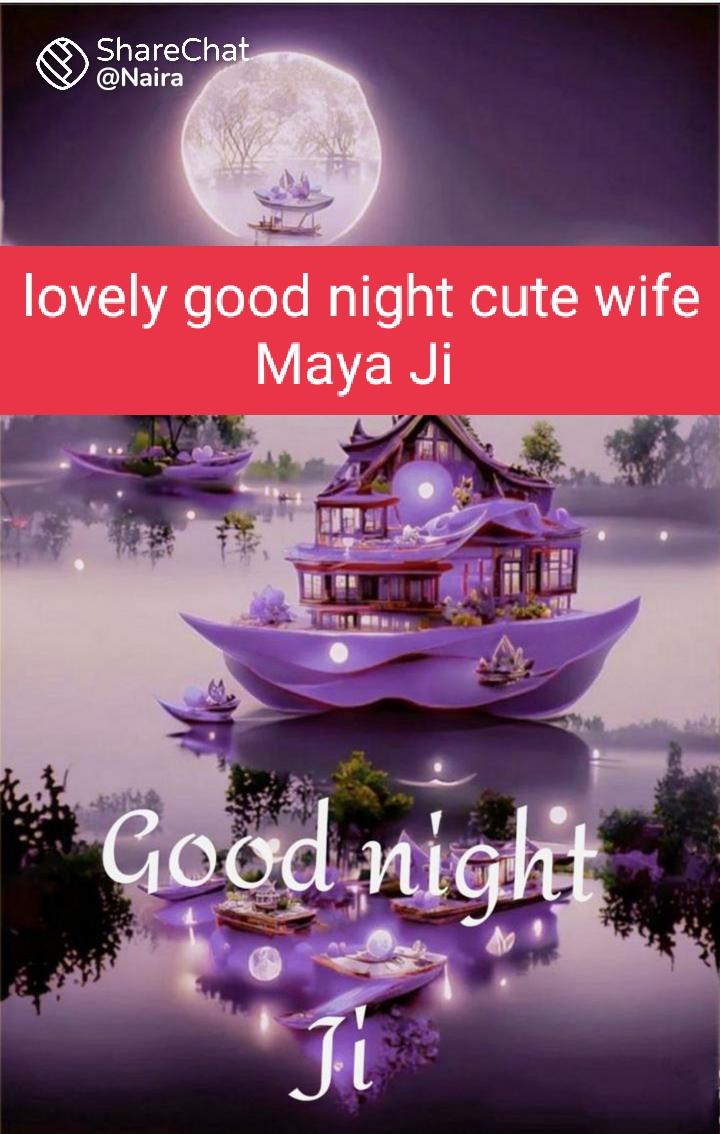 lovely good night cute wife Maya Ji aap ko peyari Si sweet Si cute ...