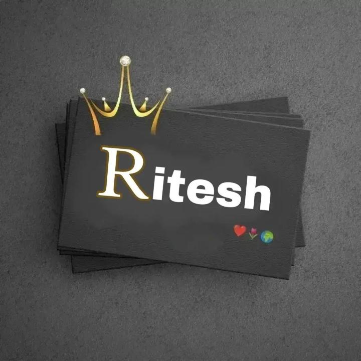 Preview of Black Background 3D name for ritesh