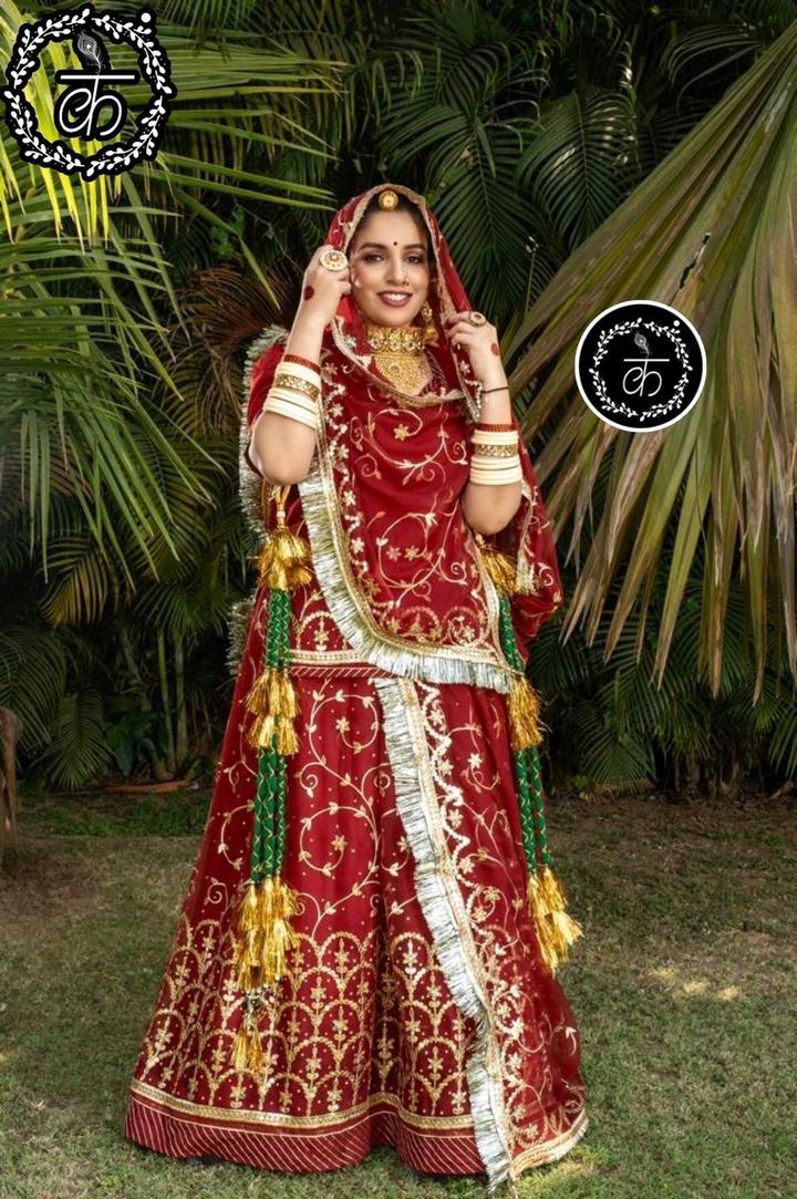 Rajputi dress deals and jewellery