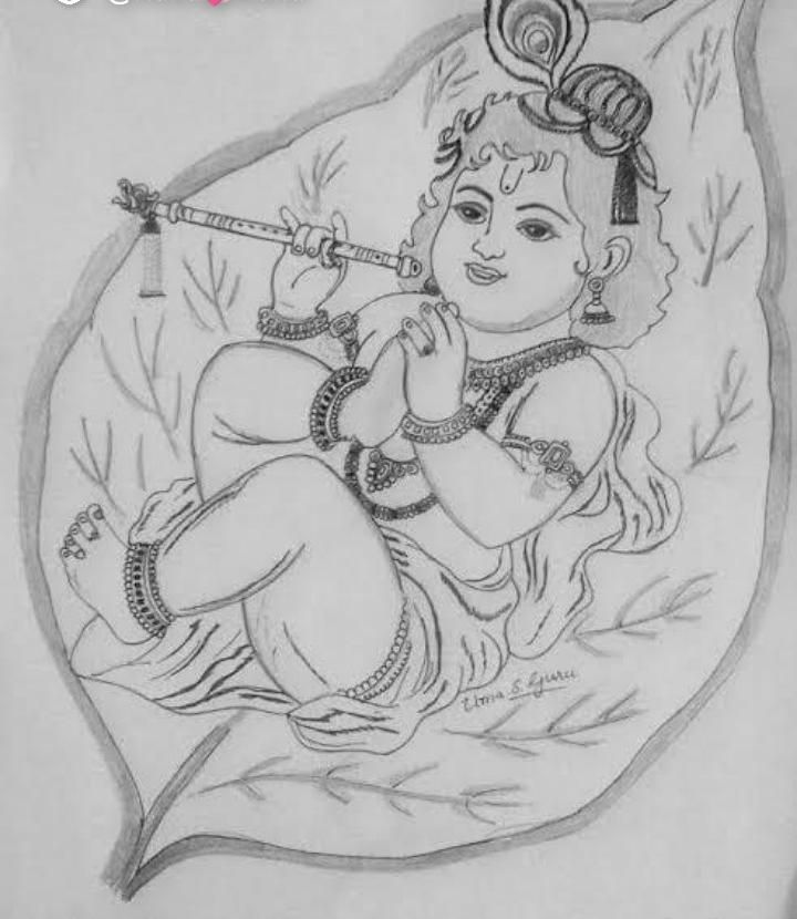 Learn How to Draw Baby Krishna Hinduism Step by Step  Drawing Tutorials
