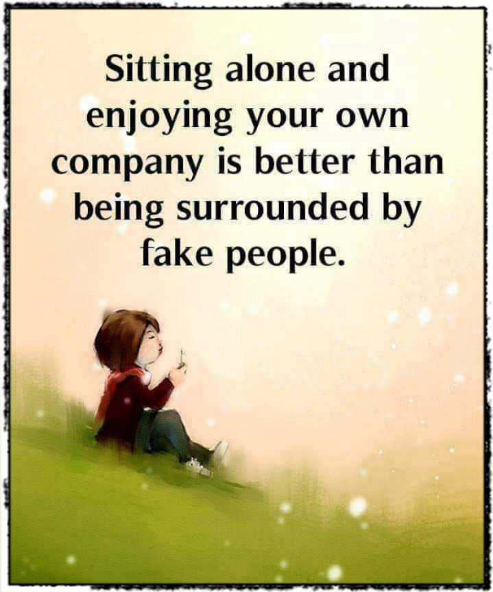 Sitting Alone And Enjoying Your Own Company