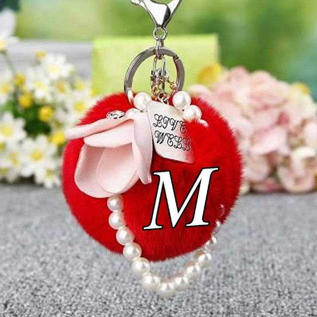 M name sale keychain