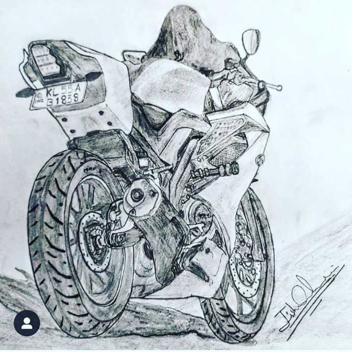 dirt bike drawing | how to draw bike | ktm drawing | drawing ktm | bike  sketch - YouTube